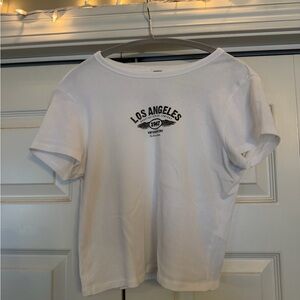 Garage White Tee